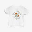 California Grown Baby Shirt - Upper Park Clothing & Provisions Chico, CA - Poppy Flower Tee