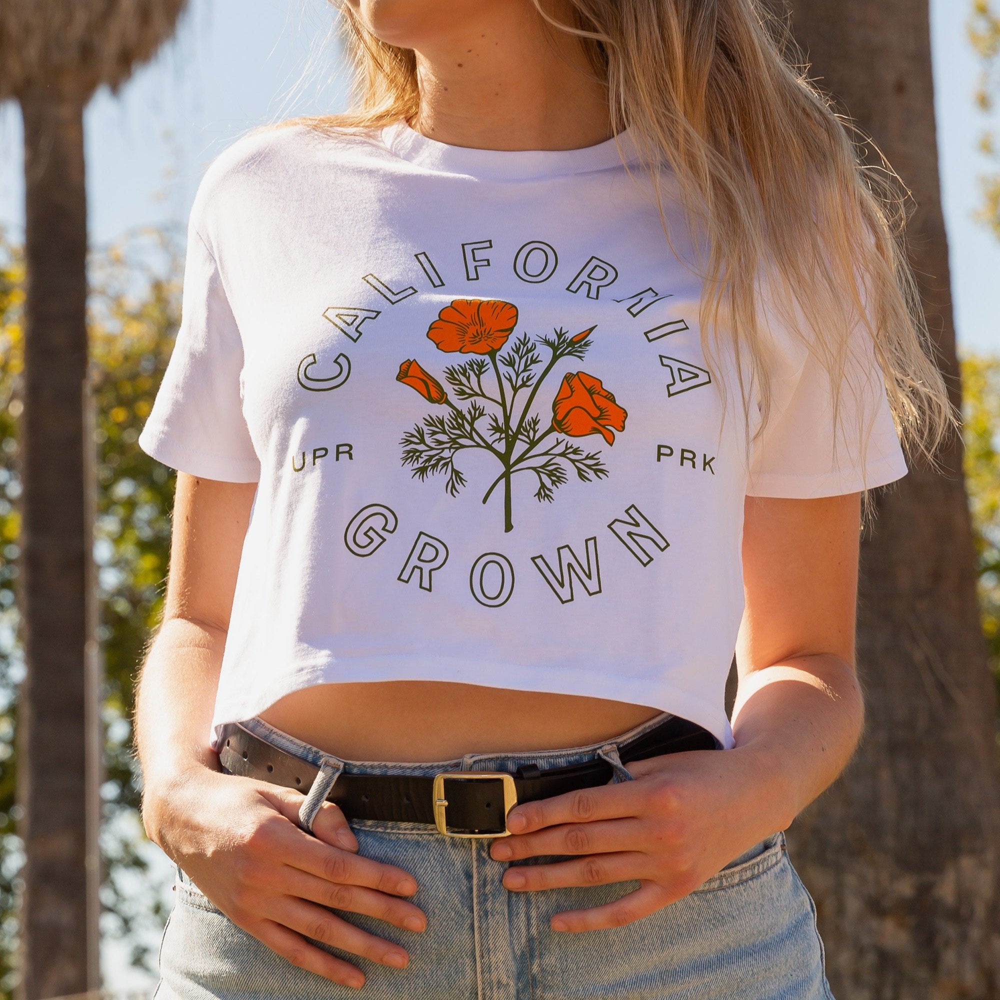 California grown crop tee - Upper Park Clothing - Chico, Ca