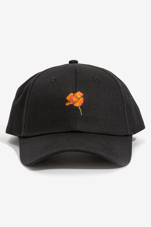 California Poppy Hat - Black