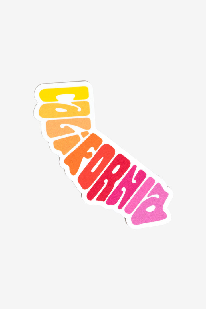 California Sunset Sticker