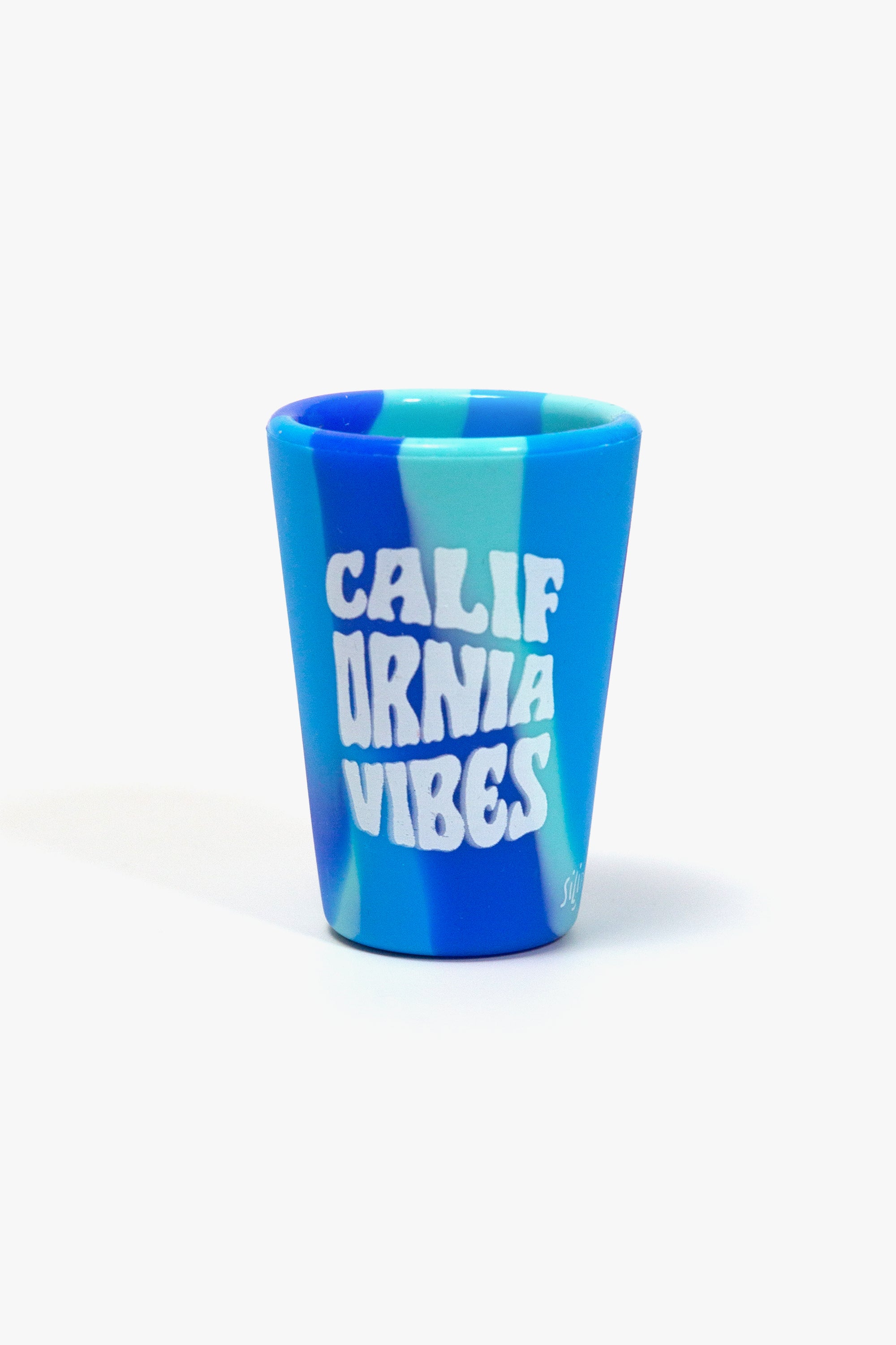 California Vibes Tie Dye Shot Glass - Silicone