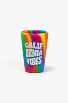 California Vibes Tie Dye Shot Glass - Silicone