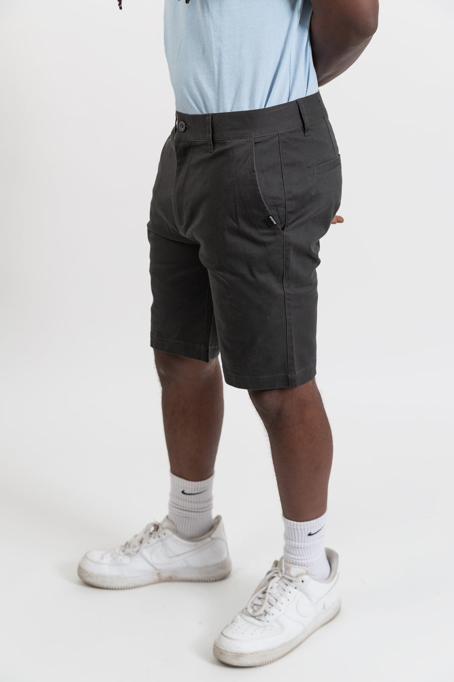 Men's Plain Shorts - Charcoal