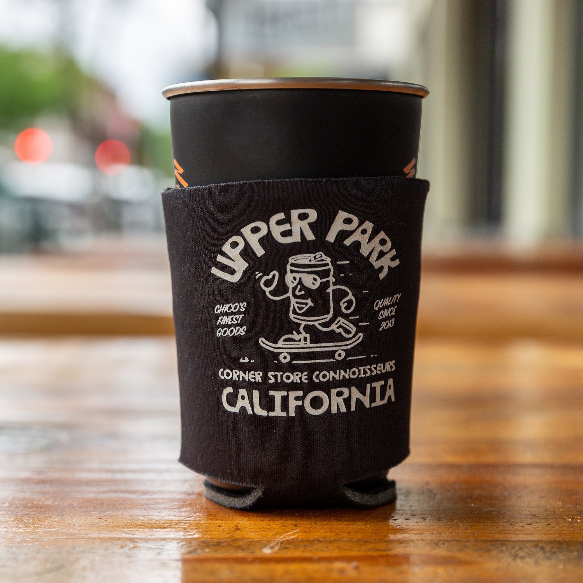Corner Store Connoisseurs can cooler from Upper Park Clothing in Chico, Ca
