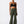 Active by Anna-Kaci - High Waist Flare Pants with Stitching: Army Green / XL 10-12