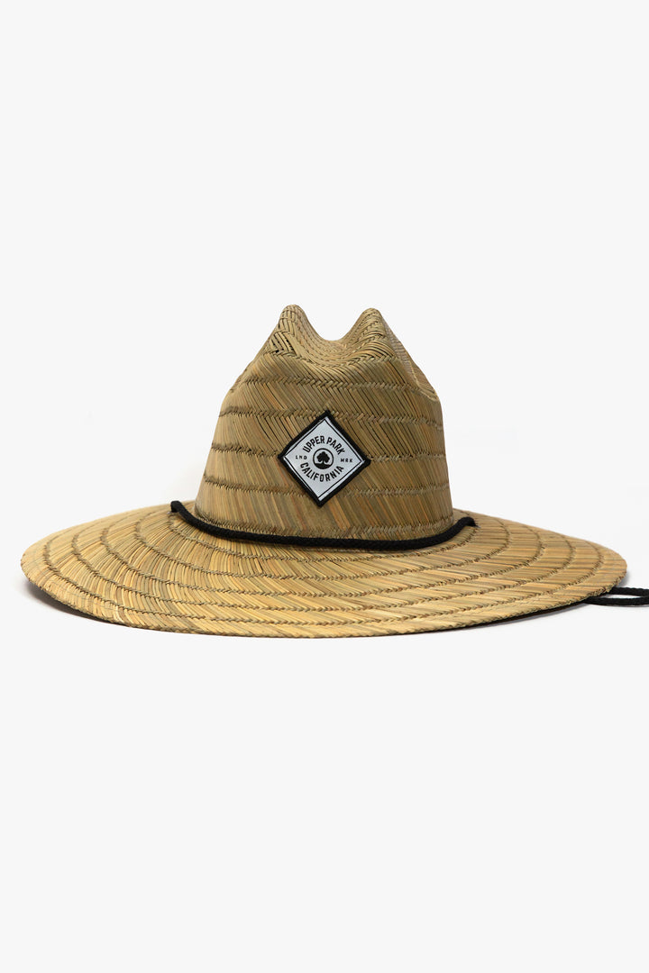 Diamond Patch Straw Hat