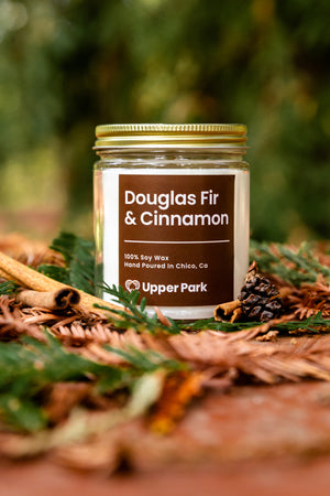Douglas Fir and Cinnamon Scented Candle