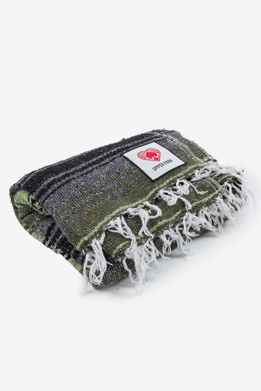 Mexican Blanket Dark Olive/Light Olive/Charcoal