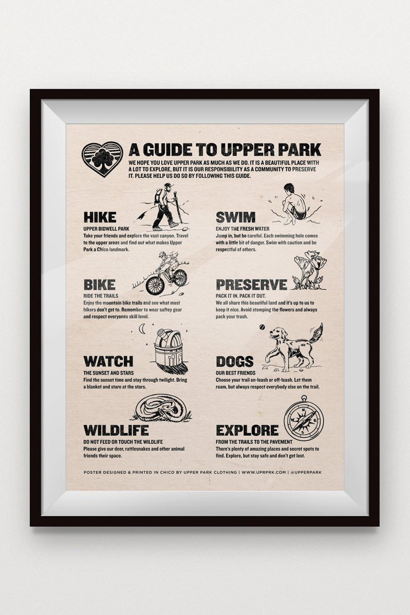 A Guide to Upper Park Art Print