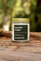 Incense Cedar Scented Candle