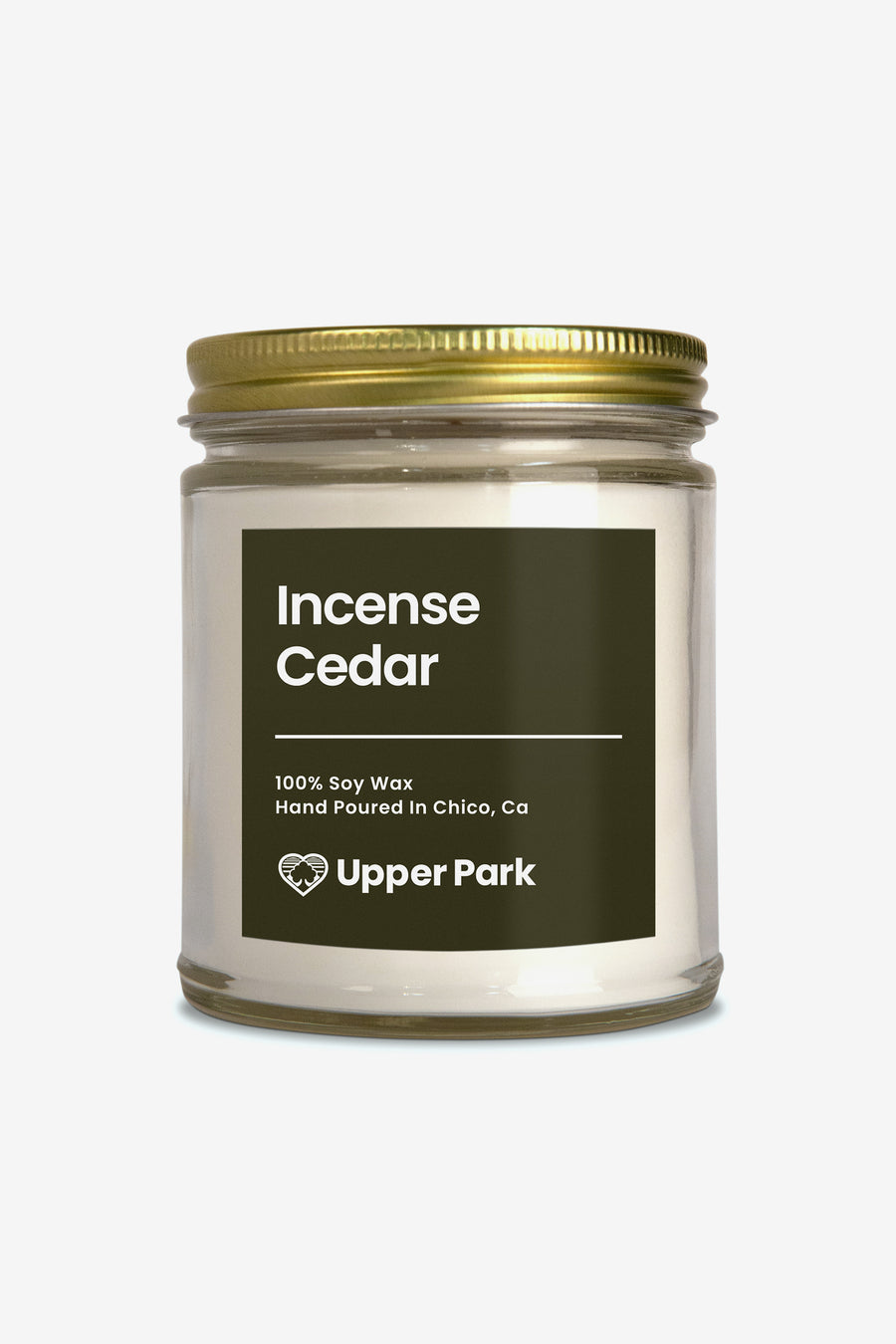 Incense Cedar Scented Candle