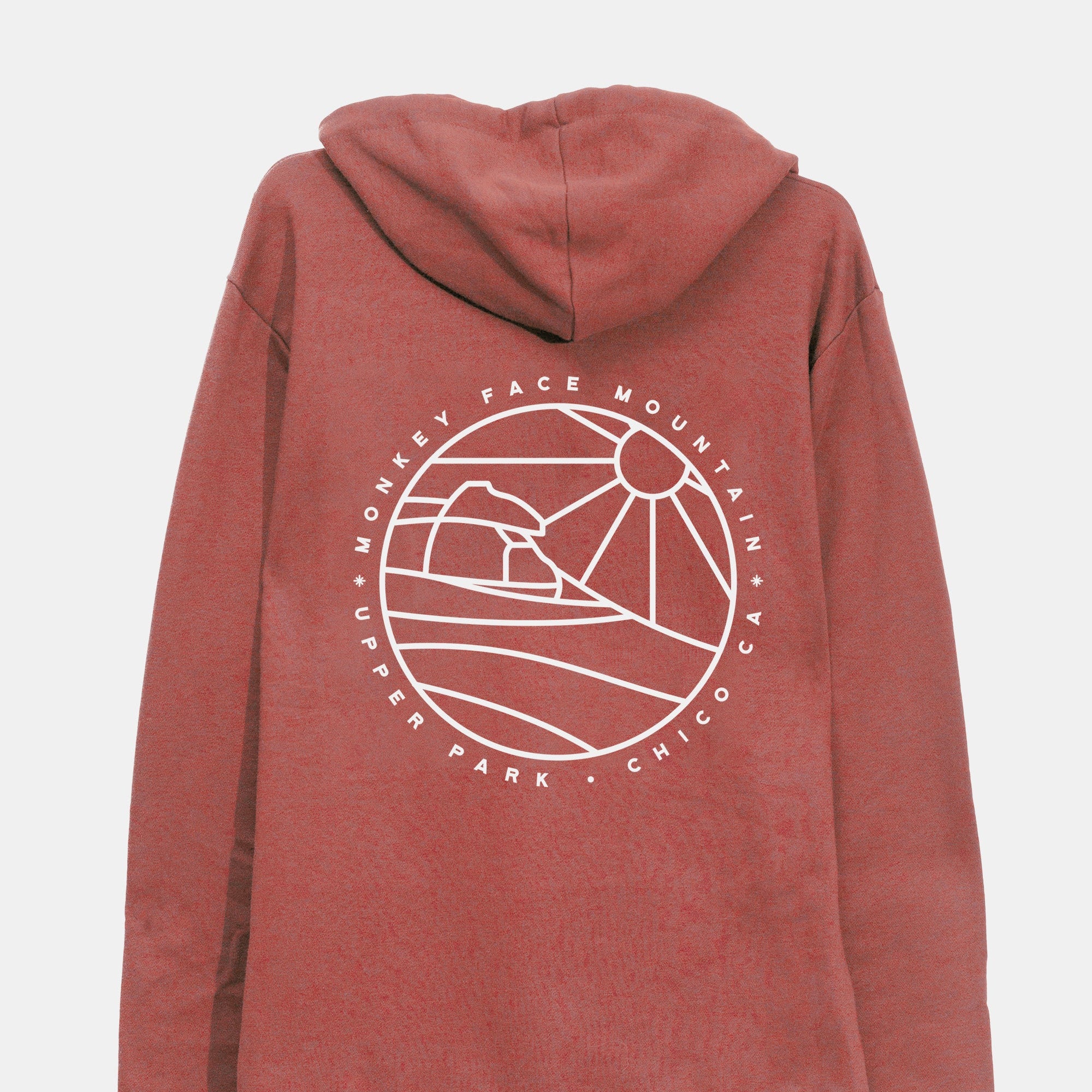 Monkey Face Mountain Monoline Beach Fleece Hoodie – Upper Park