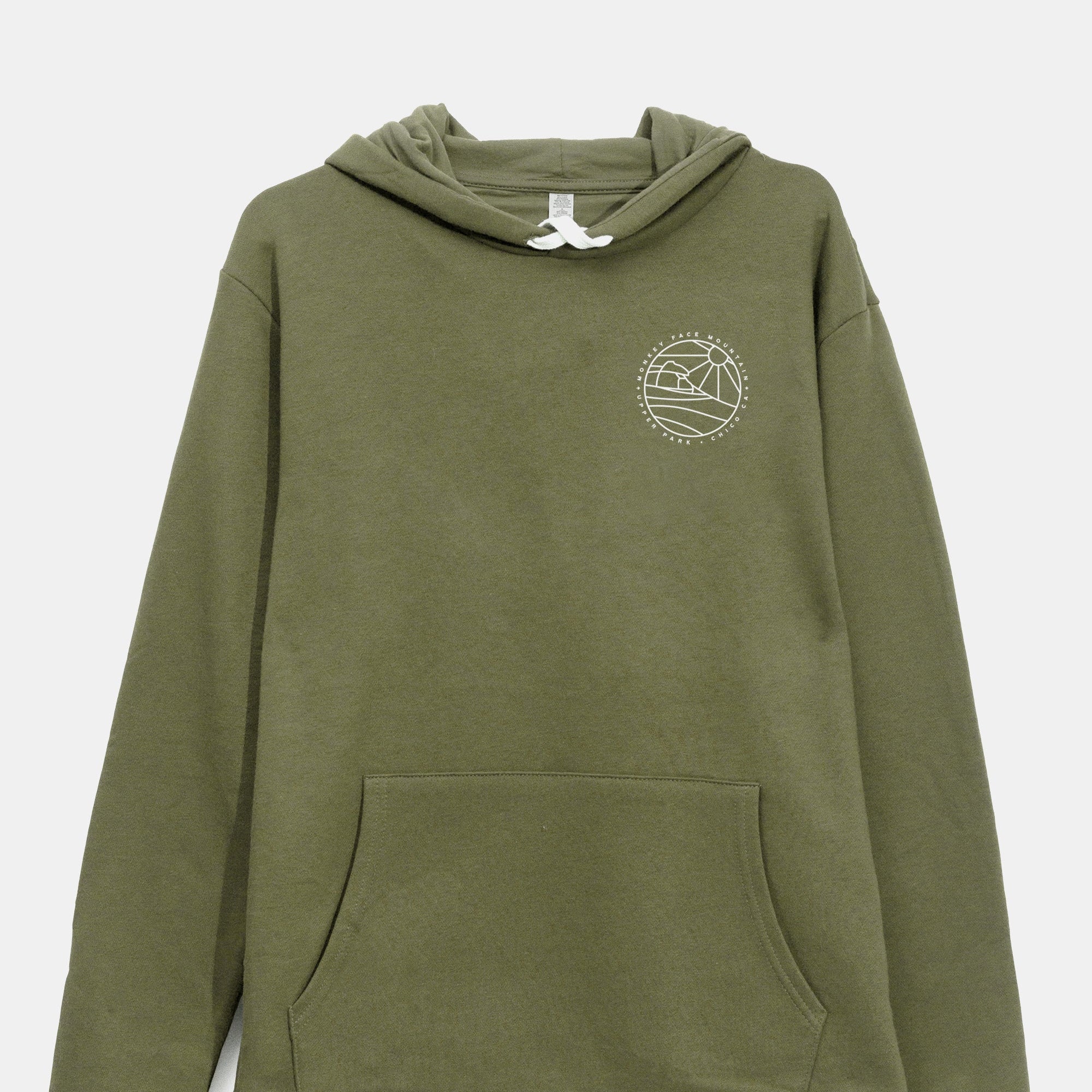 Monkey Face Mountain Monoline Beach Fleece Hoodie – Upper Park
