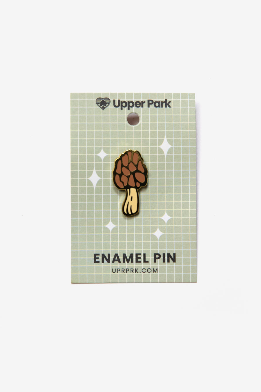 Morel Mushroom Enamel Pin