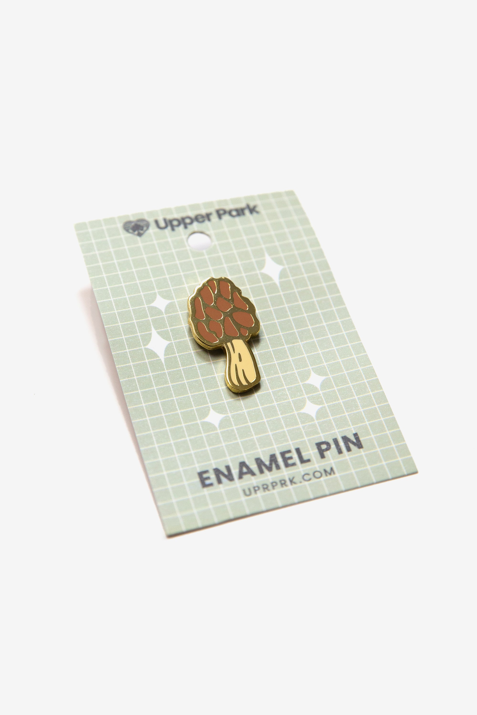 Morel Mushroom Enamel Pin Lapel