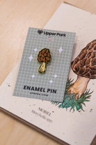 Morel Mushroom Enamel Pin Lapel