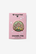 Morel Mushroom Family Enamel Pin