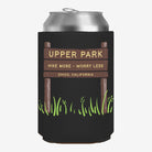 Park Sign can cooler koozie from Upper Park Clothing in Chico, Ca