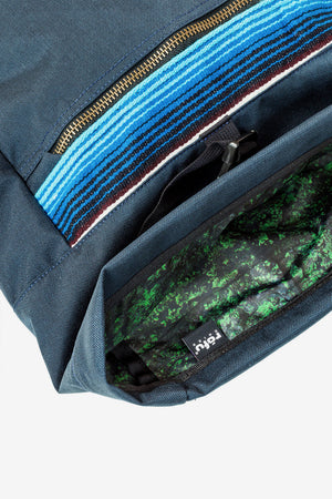 Sycamore Roll Top Backpack - Indigo