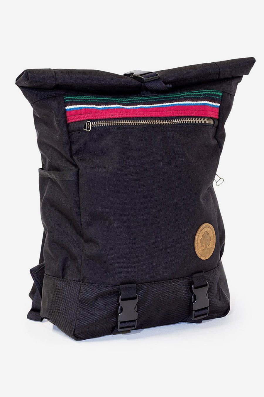 Sycamore Roll Top Backpack - Black