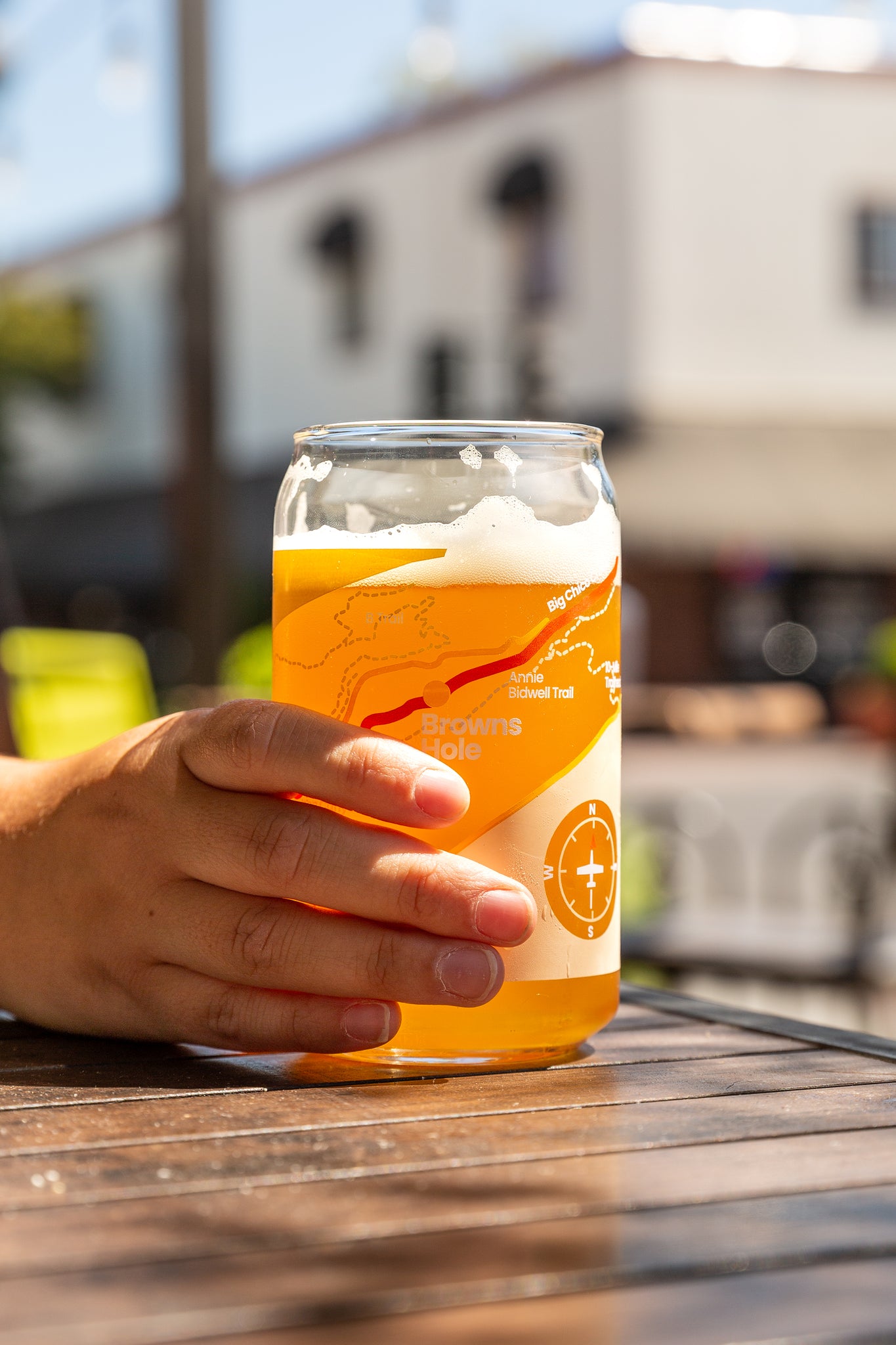 California Grown Beer Can Glass – Upper Park
