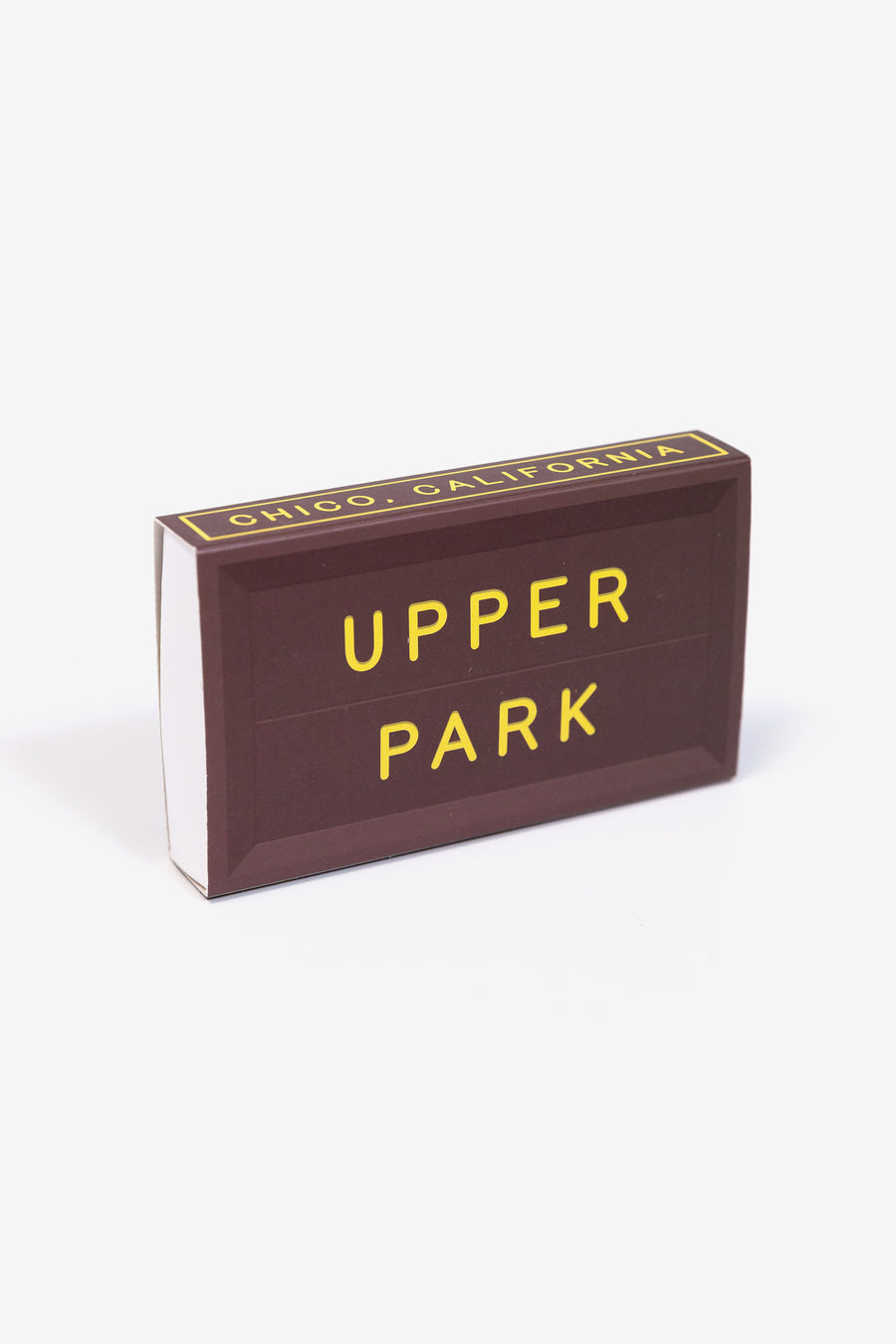 Upper Park Sign Matches - Chico, California - 4" Box